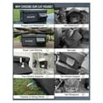 thumbnail image 6 of Heated Cat House Outdoor, Insulated Weatherproof Feral Cat Shelter, Escape Door, Waterproof Eaves, Mountable Camera Bracket, for Stray Barn Cats (Dark Grey, 16.9x12.7x13.6 inch), 6 of 6