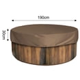 thumbnail image 2 of Housse de Baignoire Imperméable Extérieure Housse Universelle pour table et Chaises Extérieure Anti-Poussière et Protection Solaire, 2 of 5