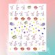 thumbnail image 1 of 1 Uds. Pegatinas de uñas de dibujos animados de Disney, venta al por mayor, pegatinas para decoración de uñas de pasta impermeable, serie de Anime de princesa Mickey, decoración de uñas Deng Xun unisex, 1 of 2