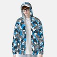 thumbnail image 2 of Balery Sea Animal Sudadera ligera de manga larga con capucha y protección solar UPF 50+ para hombre y mujer, ideal para pesca y running-Small, 2 of 7