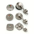 thumbnail image 4 of Toilet Indicator Lock Round Rod Latch Stainless Steel Bathroom Partition Indicator Bolt Door Buckle Home Improvement Hardware, 4 of 8