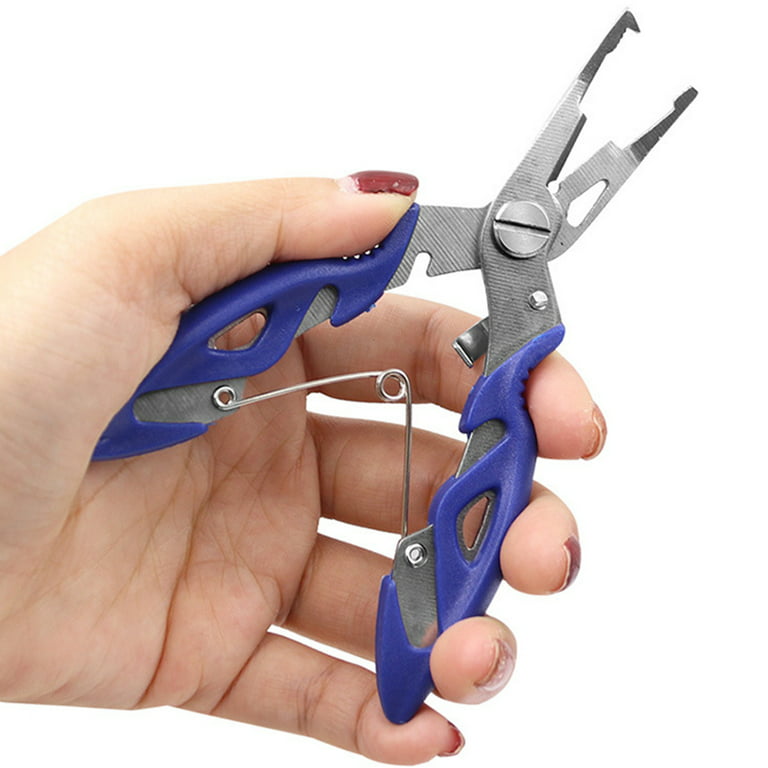 Fishing Pliers Saltwater Stainless Steel Multitool Hook Remover Braided  Line Cutting Split Ring Tool Gear Accessories