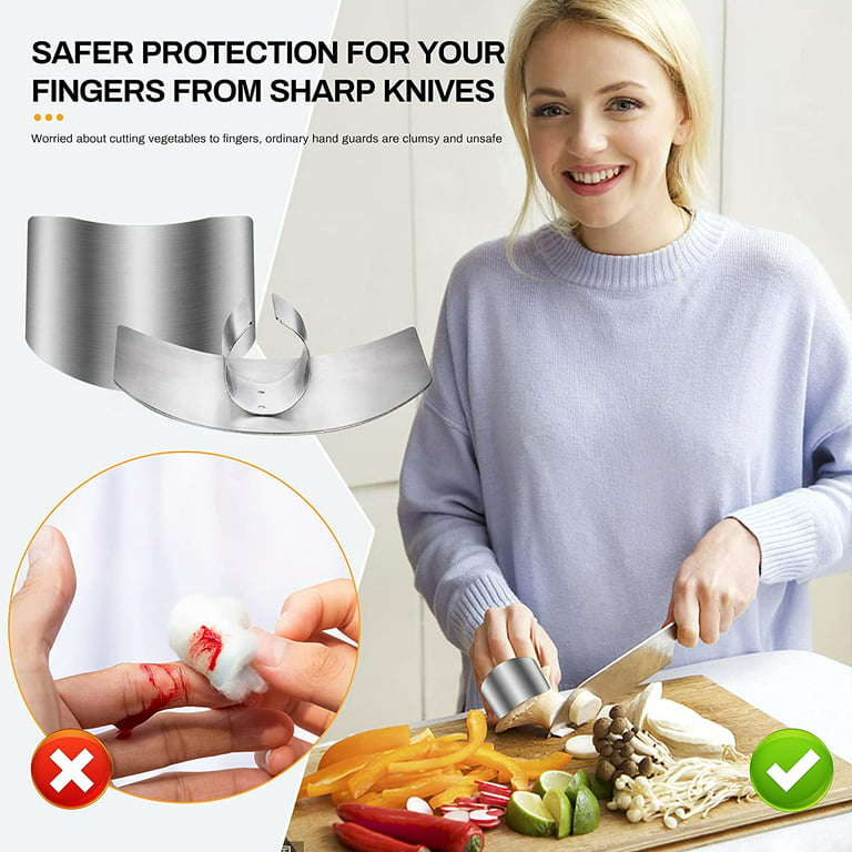 Cutting Finger Guard Stainless Steel Dicing Chopping Vegetables