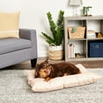thumbnail image 5 of Vibrant Life 27x36 Tufted Plush Dog Bed - Peach Lattice, 5 of 7