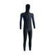 thumbnail image 3 of Traje de buceo Traje de cuerpo completo Cremallera frontal Capucha ligera Traje de baño para L, 3 of 9