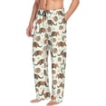 thumbnail image 6 of Naloa Colorful Armadillos1 Pajama Pants Men, PJ Bottoms, Sleep & Lounge Pants-Large, 6 of 6