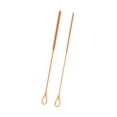 thumbnail image 4 of 2 piezas cepillos de limpiador de paja de silicona larga liviana recipiente de cuello estrecho cepillos de botella de silicona reutilizables para taza Naranja, 4 of 8