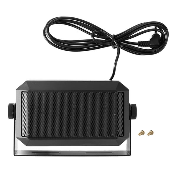 Two Way Radio Speaker,External Speaker Rectangular 3.5mm Car Radio External Speaker Vehicle External Speaker Tailored for Perfection