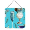 thumbnail image 1 of Drinks & Cocktails Blue Wall or Door Hanging Prints, 1 of 1