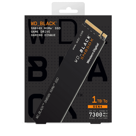 WD_BLACK SN850X NVMe Internal SSD, 1TB - WDBB9G0010BNC-WRSN