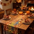 thumbnail image 6 of Antqov Fall Table Runner, 13x47" Maple Leaf Linen Thanksgiving Table Runner Autumn Table Cloth Fall Decorations for Home Kitchen Dining Room Supplies, 6 of 9