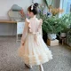 thumbnail image 3 of Vestido de Estilo Princesa para niñas, ropa de moda para otoño e invierno, falda acampanada para niñas pequeñas, nueva colección 2024, 3 of 5