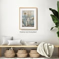 thumbnail image 3 of Bathroom Decor Wall Art Blue Beach Picture Ocean Theme Flower Canvas Print Modern Coastal Seascape Painting Framed Seaside Artwork Floral Daisy in Indian Vase for Home Sea Lake Bedroom 12x16inch, 3 of 5
