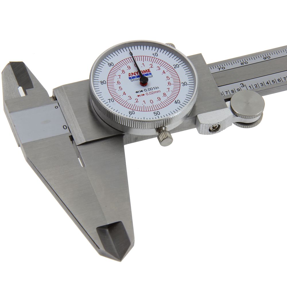 Anytime Tools Dial Caliper 12" / 300mm DUAL Reading Scale METRIC SAE Standard INCH MM - image 2 of 4
