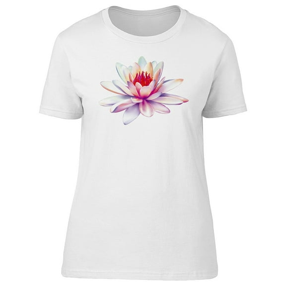 Pink Gradient Lotus Flower T-Shirt Men -Image by Shutterstock, Male Large