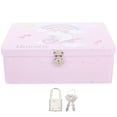 thumbnail image 3 of SHISUYAN Boîte de Rangement Décorative en Fer-Blanc avec Serrure, 3 of 8