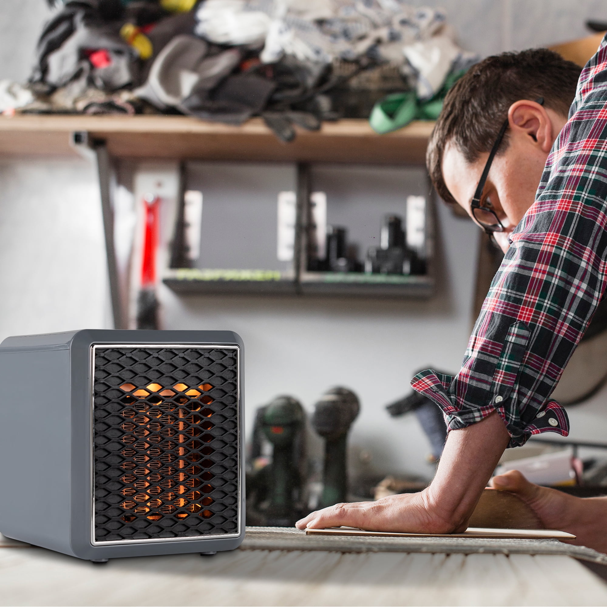 Handy Heater Pure Warmth Powerful Electric Ceramic Space Heater -  Walmart.com