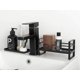 thumbnail image 3 of Organizador de fregadero de cocina con soporte de esponja, almacenamiento para cepillos de limpieza fregadero de cocina, jabonera, escurridor con bandeja de drenaje, multifuncional, negro Zhivalor WLJ-1107, 3 of 4