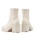 thumbnail image 3 of BURUDANI Women’s Chelsea Platform Ankle Boots Chunky Heel Elastic Side Lug Sole, 3 of 6