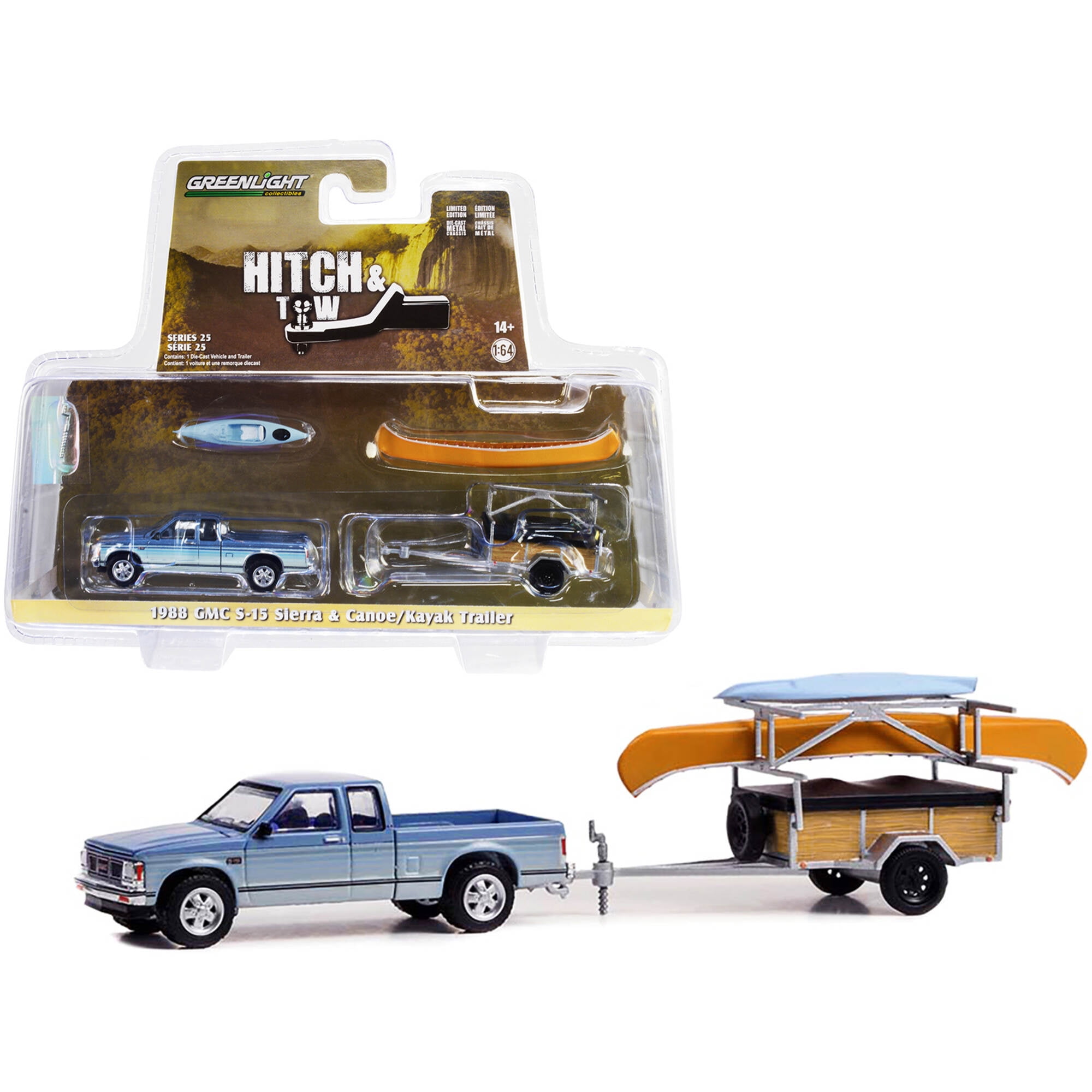 Greenlight 32120C 2016 Ford F-150 Pickup Truck and Dump Trailer