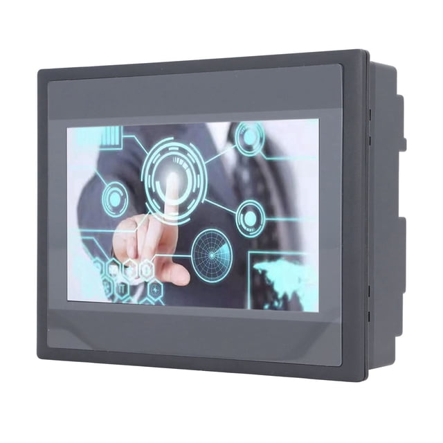 Pantalla Táctil PLC, Alta Precisión, Amplia Aplicación, CPU De 32 Bits, 240 MHz, Pantalla Táctil HMI Industrial De 12 Entradas Y 8 Salidas Para FX3U-20/40/48MRT