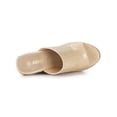 thumbnail image 4 of BLISSFUL STEP Women's Slip-On Platform Wedge Heel Wedge Sandals, 4 of 7