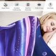 thumbnail image 3 of JEUXUS  Purple Humpback Whale Blanket for Couch Bed Throw Blanket, Aesthetic Decorative Blanket for Travel Camping Comfy Blanket, Full Size Blanket, 3 of 6