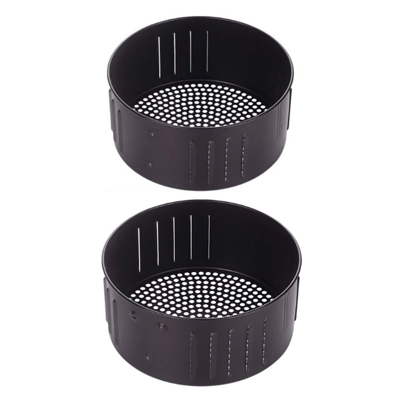 Fiocias Air Fryer Replacement Basket Baking Tray Practical Non Stick Reusable Pot Bottom 3.5L 21x10cm