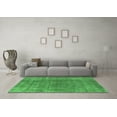 thumbnail image 3 of Ahgly Company Indoor Rectangle Oriental Emerald Green Industrial Area Rugs, 2' x 5', 3 of 4