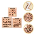 thumbnail image 4 of 3 Sets Wooden Digital  Road Wood Number Slide Puzzle Child Number Slide Toys, 4 of 7