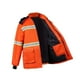 thumbnail image 5 of Chaqueta de invierno de alta visibilidad, gruesa, aislante, resistente al viento y con múltiples bolsillos. L, 5 of 9