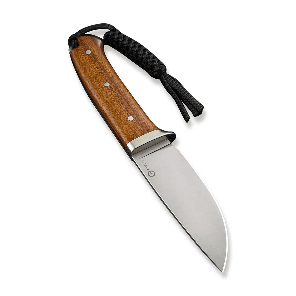 CIVIVI Knives Cloud Peak Fixed Blade C23044-3 Guibourtia Wood & Nitro-V Stainless Steel Knife