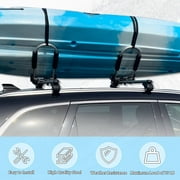 Kojem J-Bar 2 Pairs Universal Kayak Roof Rack Canoe Boat Surf Ski Top Mount Carrier Rack SUV Van Car Crossbar