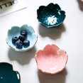 thumbnail image 4 of EeaseCA 2PCS Cherry Blossoms Porcelain Dish Condiment Relish Plate Tableware Dipping Seasoning Sauce Dish Side Dish Plate Mini Bowl Random Color, 4 of 7