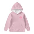 thumbnail image 3 of CONZONE Hoodies for Toddler Girls Long Sleeve Hooded Sweatshirts for Girls Graphic Cozy Fall Winter Pullover Hoodies With Pocket Size 4-5 Years, 3 of 6