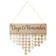 thumbnail image 1 of Wdftyju Placas de corazón de amor de madera DIY, calendario para colgar en la pared, recordatorio de señal de fecha especial Wdftyju 2uc6vv8gz0uu6aj1, 1 of 9