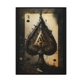 thumbnail image 2 of Ace Of Spades Vintage Playing Card Canvas Wall Art for Home Decor Ready-to-Hang, 2 of 18