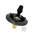thumbnail image 3 of Elodie 1/2" NPT Male City Water Fill Flange Brass Flush RV Water Backflow Preventer Black, 3 of 8