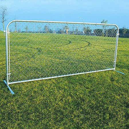Portable Chain Link Fence Panels, Silver