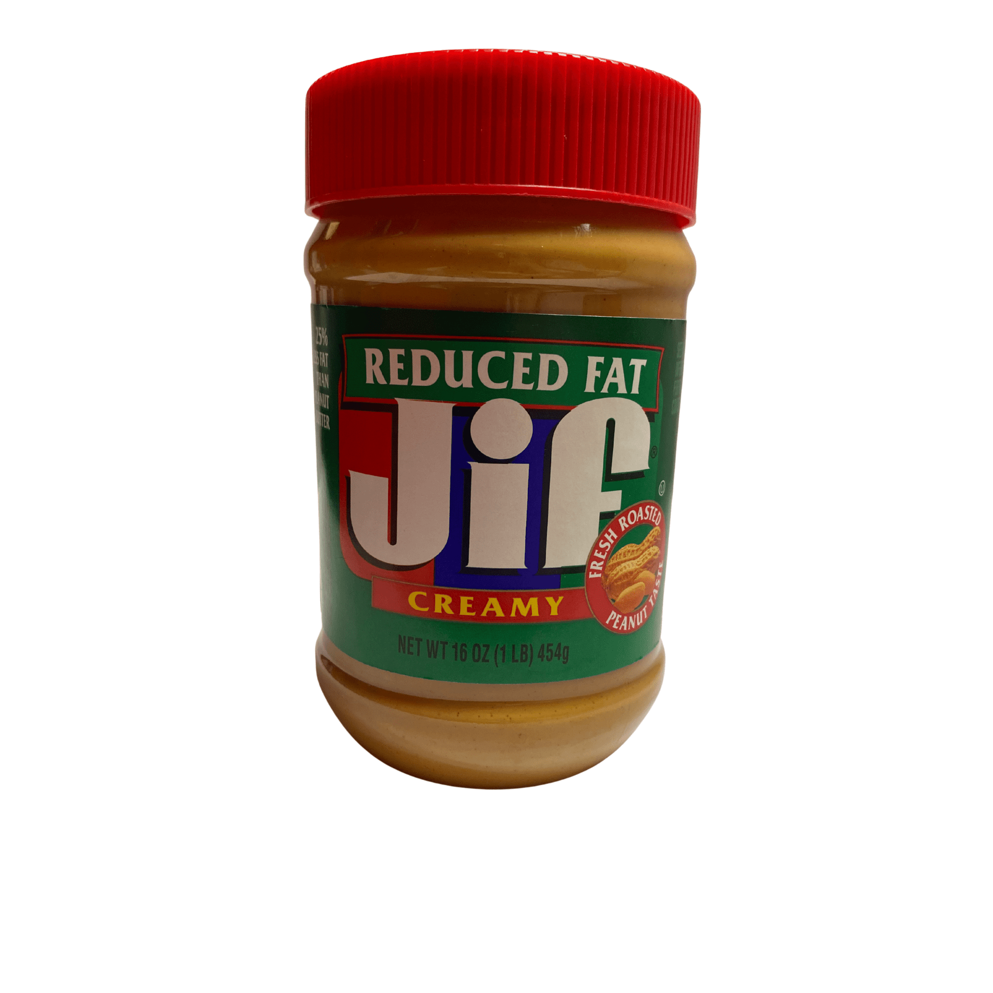 (2 pack) Jif Reduced Fat Creamy Peanut Butter Spread, 16 oz