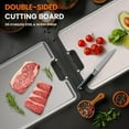 thumbnail image 6 of Premium 316 Stainless Steel Cutting Board – Double-Sided, BPA-Free, Food-Grade Steel + Eco Wheat Straw PP, for Meat/Vegetables, Non-Toxic – Home Decor, Kitchen, 6 of 9