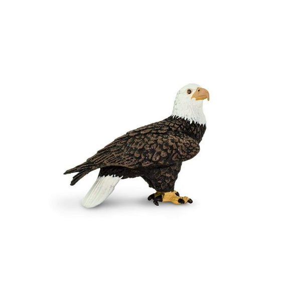 Safari Ltd. Bald Eagle Figurine - Realistic 2.4" Bird Figure - Educational Toy for Boys, Girls, and Kids Ages 3 