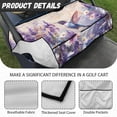 thumbnail image 6 of Whosucclay Hummingbird Daisy Cover, Elastic Easy to Install Golf Cart Seat Protector for Most 2-Seat Golf Carts Durable Golf Cart Seat Towel Blanket, 52.36"x 32.28", 6 of 7