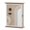 Iine, variant on Ywmsfl Durable Natural Wood Key Holder Wall Mount Concealed Mailbox Entryway Storage Cabinet