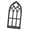 Ms8641, variant on Tibvox Black Wood Wall Shelf Gothic Hollowed Window Frame Crystal Display Storage Rack