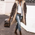 thumbnail image 2 of 2025 Veste Décontractée à Capuche Zippée pour Femmes avec Poches Mince en Polaire Réversible pour l'Hiver, 2 of 5