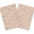 thumbnail image 1 of Tattoo Practice Skin Guapa Tiny, 3 unidades con más de 80 diseños de plantillas, 1 of 8