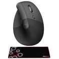 thumbnail image 3 of Logitech Core 910-006466 Ergo Series LIFT Vertical Ergonomic Wireless Mouse Bluetooth/USB Graphite Bundle with Deco Gear Large Extended Pro Gaming Mouse Pad Water Resistant Non-Slip 12 x 32 inch, 3 of 11