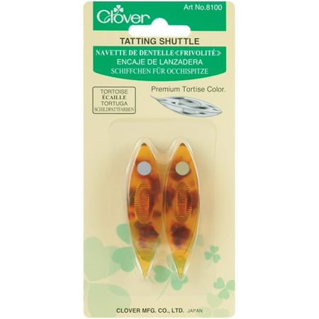 Clover Plastic Tortoise Shell Tatting Sh