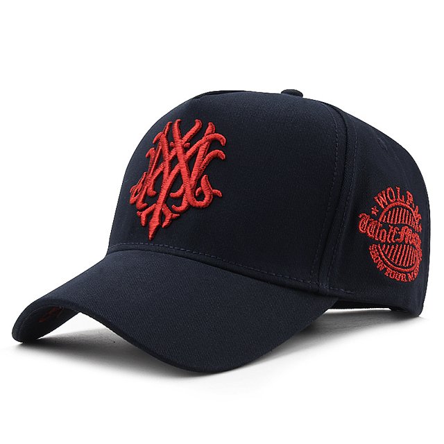 Gorra de béisbol bordada de verano para hombre, gorra de algodón puro, gorra de moda, gorra informal con gran circunferencia de la cabeza, sombrero para el sol